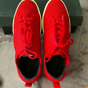 Banana Republic Red shoes.Size 8M Upper Textile
